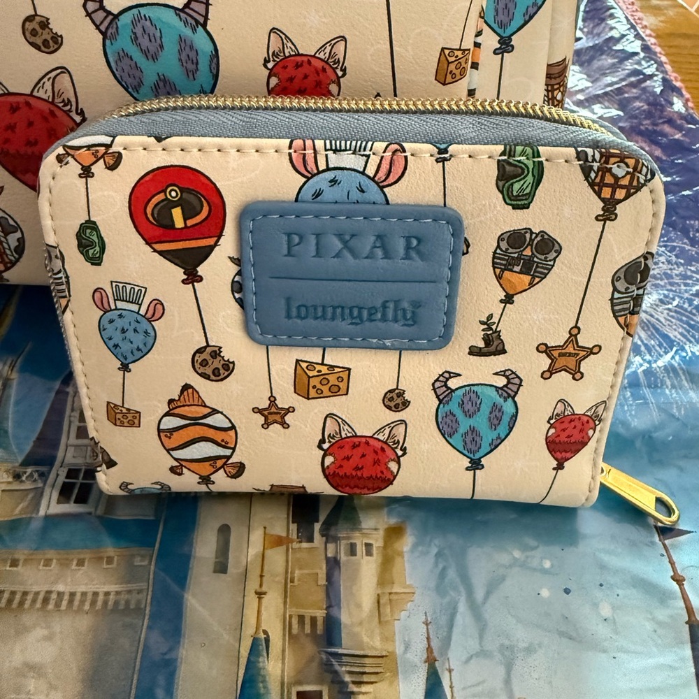 Loungefly Pixar Backpack and Coin Purse Set - Multicolor - Picture 4 of 6